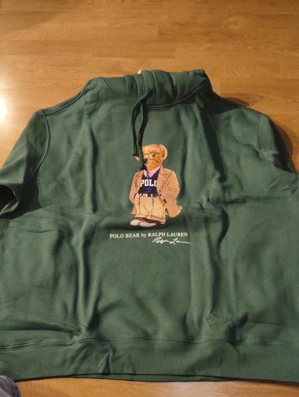 Ralph Lauren Green Polo Bear Hoodie